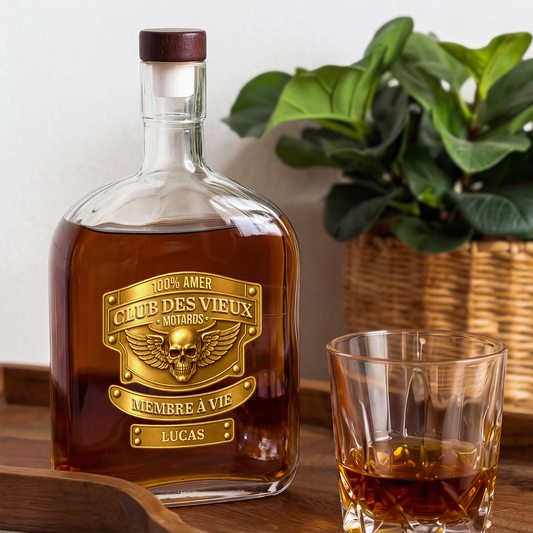 9082AFR2 effet dimpression 3d cadeau vieux motards bouteille de whisky personnalisee homme 9082aiae5b