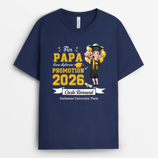 9144AFR2 maman fiere d_un diplome tee shirt personnalise noir cadeau diplome_ femmehomme 9144asplb