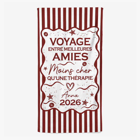 9150BFR1 serviette de plage personnalisee voyage en ete moins cher qu_une therapie 9150bsctf