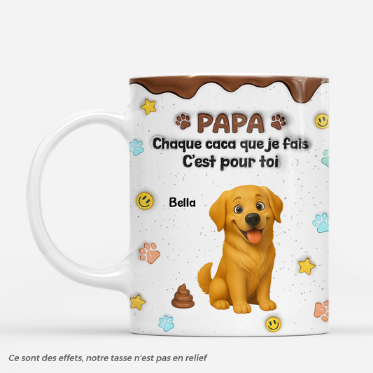 9202MFR1 effet dimpression 3d c_est pour toi mug personnalise chien humour 9202m8eac