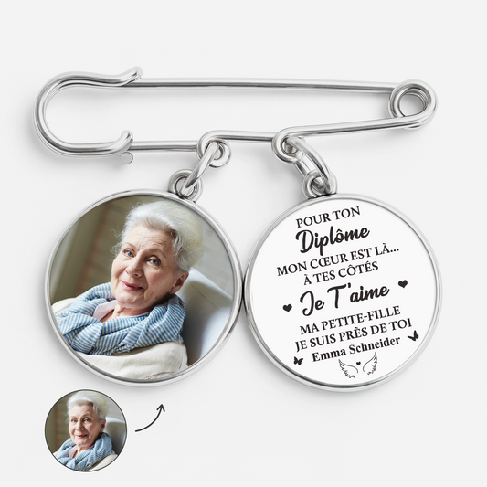 9211AFR1 broche personnalisee avec photo_ commemorative pour femmehomme cadeau felicitation pour ton diplome 9211aj6dpa