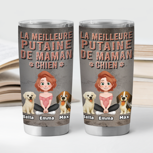 9249TFR2 effet dimpression 3d mug isotherme personnalise 590ml avec chien meilleur papa chien 9249tte1c