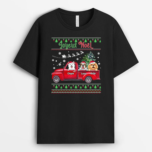0034A010CFR2 present Personalisable T shirt chiens personne