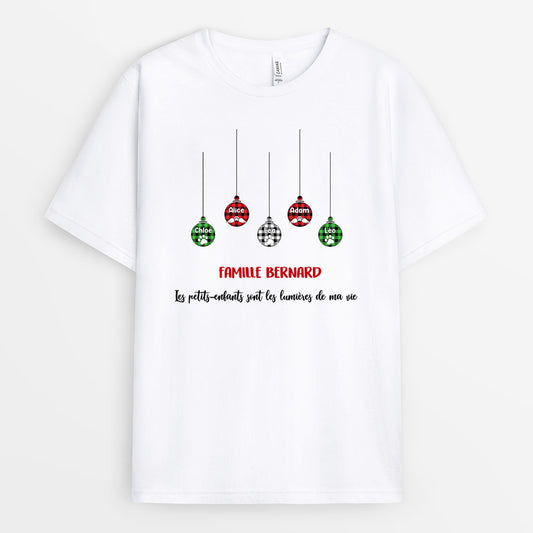 0081A000IFR2 cadeau Personnalise T shirt Boules famille