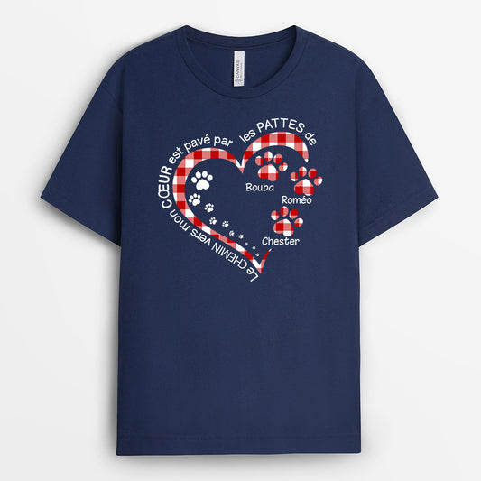 0083A040CFR1 present Personalisable T shirt coeur