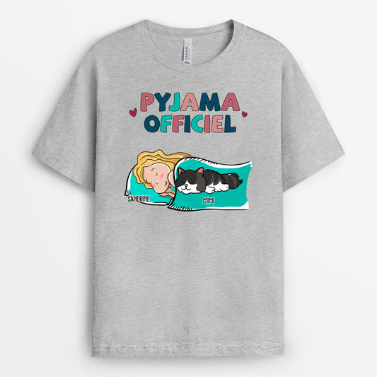 0091A010DFR2 present Personnalise T shirt chats personne