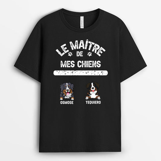 0149AFR1 present Personnalise T shirt chien personnes
