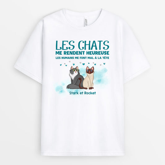 0174AFR2 present Personalisable T shirt chats personnes