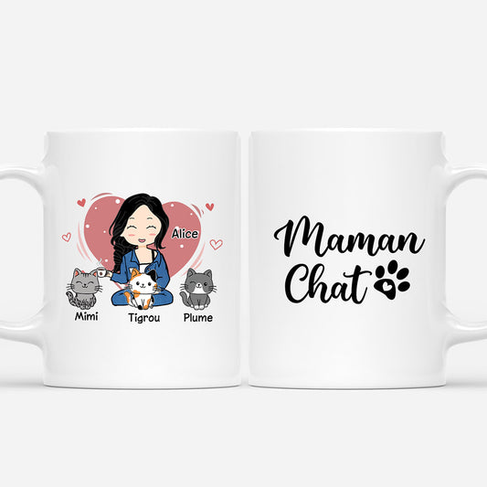 0349M247DFR1 cadeau Personnalise Mug chats femme maman