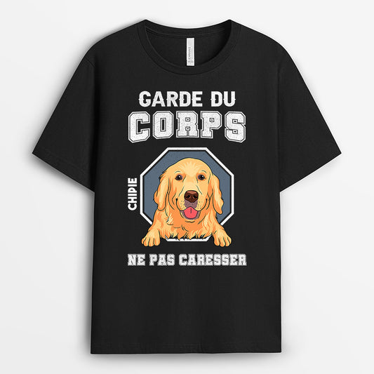 0396A160CFR1 present Personnalise T Shirt chien