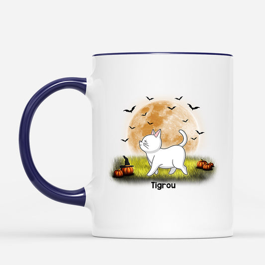 0426M508AFR1 cadeau personnalisable Mug chat personnes coeur halloween