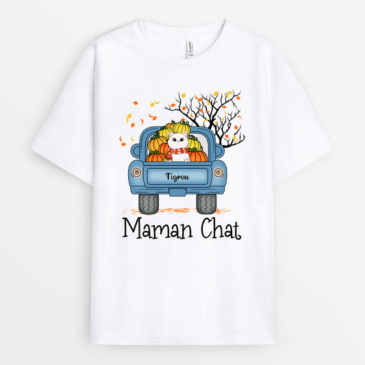 0463A538DFR1 Cadeau Personnalise T shirt Chat Maman_8ac02d1b bd20 45f1 87db d1730b78e7ca