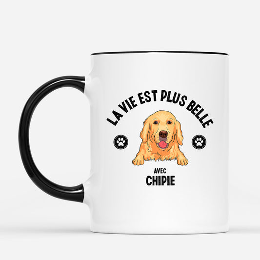 0465M596FR1 Present Personnalise Mug chiens personne