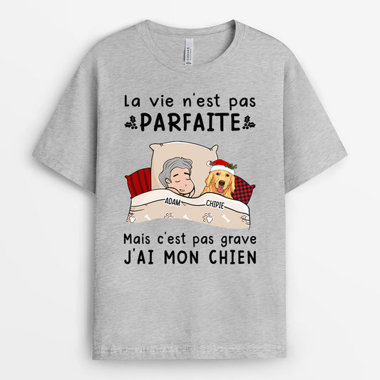 0523AFR2 Cadeau Personnalise T shirt Chien Amoureux Des Chiens Noel_a51058ac 867f 4b49 bc65 94cb0ea14835