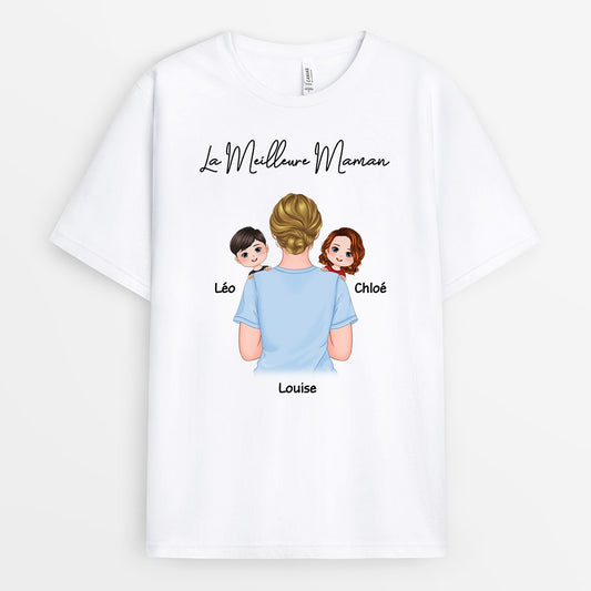 0772AFR1 Cadeau Personnalise T shirt Meilleure Maman Mamie_2b44a4fd e2cf 4e8c b585 8a17c57a086f