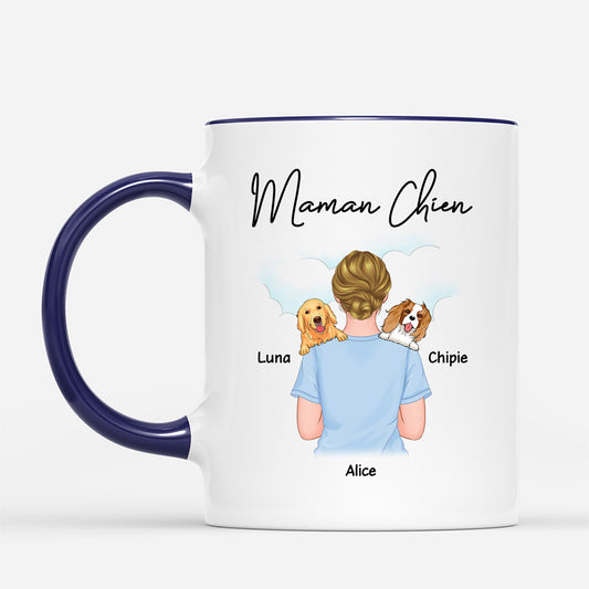 0836MFR2 Cadeau Personnalise Mug Chien Amoureux des Chiens