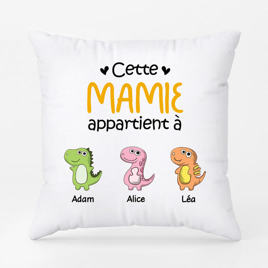 0879PFR2 Cadeau Personnalise Coussin Mamie Maman