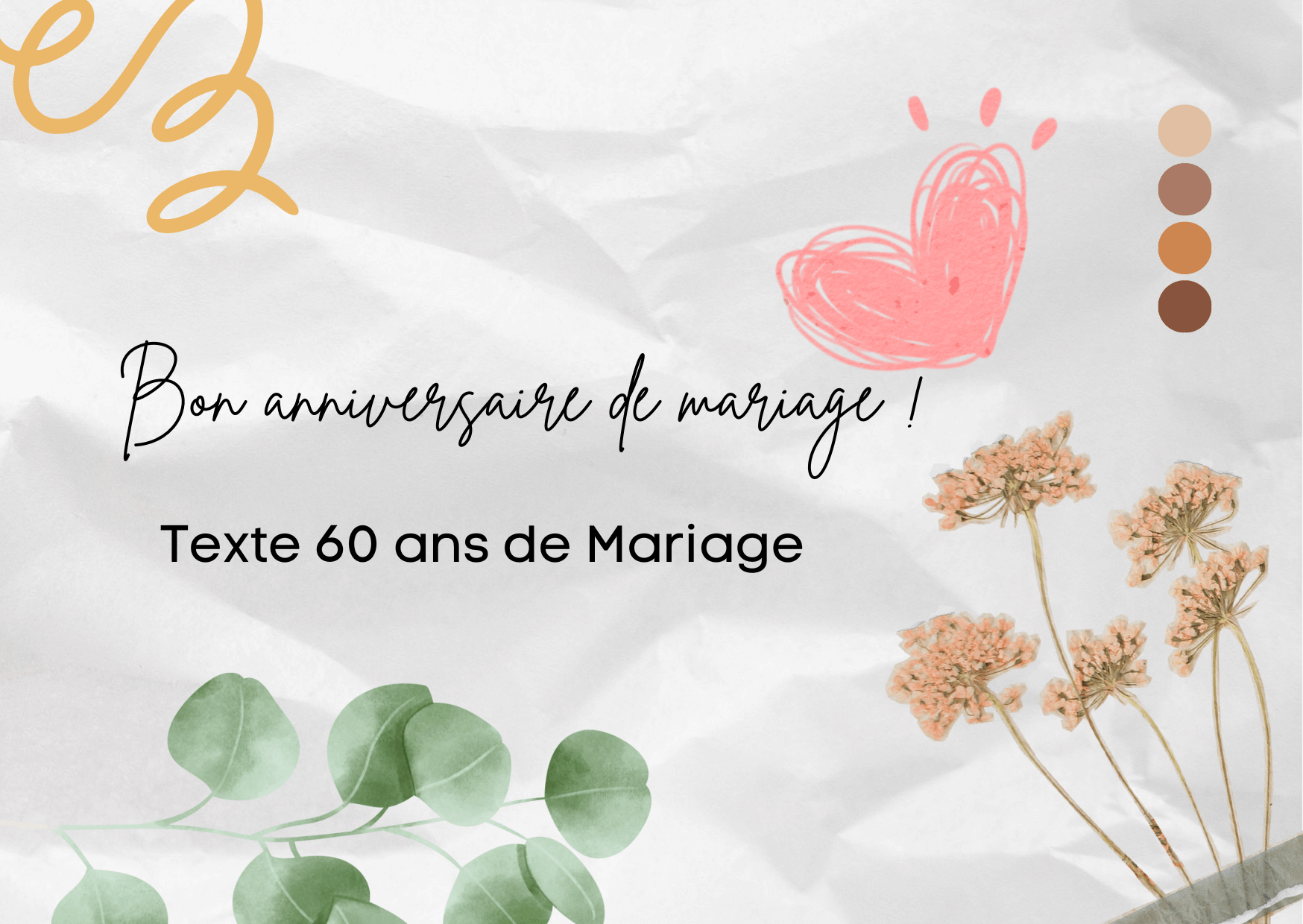 Top 80 Meilleurs Textes Pour 60 Ans De Mariage - Vive La Mode, image size:1748x1240