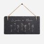 0065AFR1 le jardin de mamie maman plaque ardoise decorative_ personnalisee gravee 0065ae6p5a