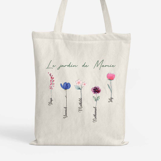0065BFR1 tote bag a personnaliser_ le jardin de mamie maman 0065bsv5a_1