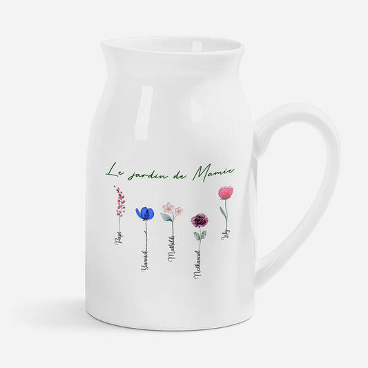0065OFR1 vase personnalise fleur pour mamie le jardin de mamie 0065o8l0h