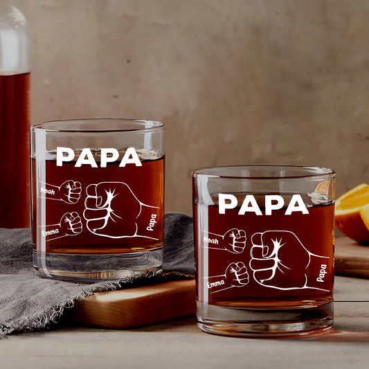 0263IFR1 verre a whisky personnalise pour papy avec poings 0263ikl8b