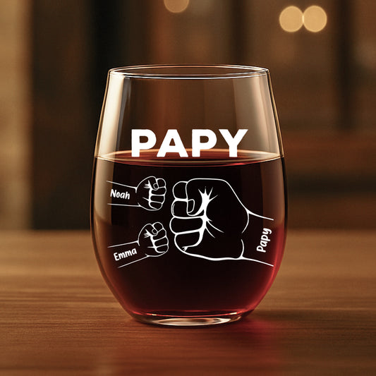 0263IFR2 verre a vin sans pied personnalise pour papy avec poings 0263ikl8b_63758f59 2e10 4184 9adb fba12e305f90