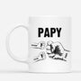 0263M100BFR2 present Personnalise Mug poing papa papi