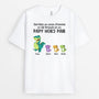 0268A200BFR1 cadeau personnalisable T shirt dinosaure papa papi