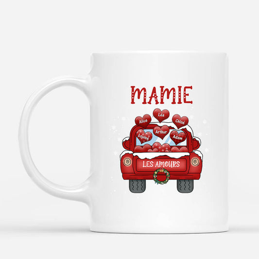0598MFR1 Cadeau Personnalise Mug Maman Mamie Noel
