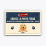 0603EFR2 Cadeau Personnalise Plaque Gardez LaPorte Amoureuxdes Chiens_2d284707 9770 4b00 a81c c34643dd7d5f