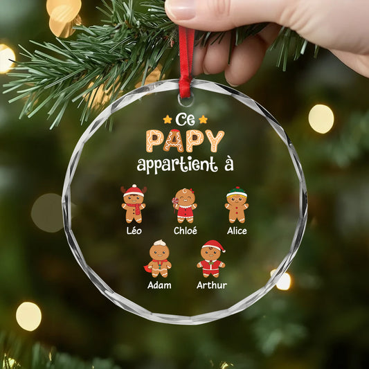0661OFR2 ornement en verre personnalise ce papa appartient a version biscuits 0661o8q7b