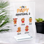 0661RFR2 plaque en acrylique personnalisee ce papa appartient a version biscuits 0661r8q7b
