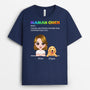 0688AFR3 Cadeau personnalise T shirt Maman Chien Amoureux Des Chiens