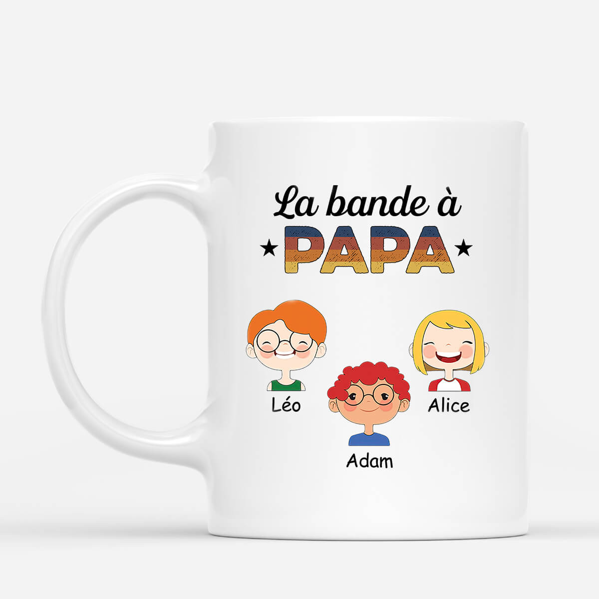 La Bande à Papa Papi - Cadeau Personnalisé | Mug pour Papa Papi