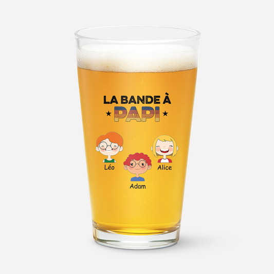0793IFR1 verre a biere personnalise la bande a papy vintage 0793i8n7b