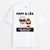 Papa et Enfants - Cadeau Personnalisé | T-shirt pour Papa Papi