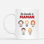 0845MFR1 CadeauPersonnalise Mug Bande Maman Mamie