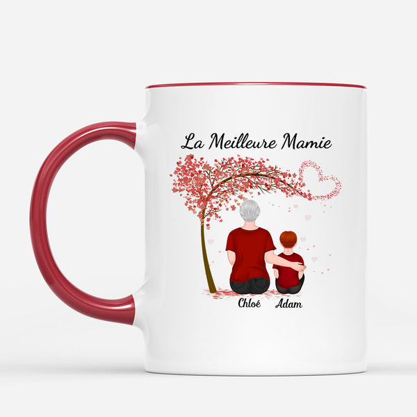 La Meilleure Maman Mamie - Cadeau Personnalisé | Mug pour Maman Mamie ...