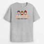0877AFR2 Cadeau Personnalise T shirt Floral Maman Mamie
