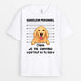 0898AFR1 Cadeau Personnalise T shirt harceleur personnel Amoureux des Chiens