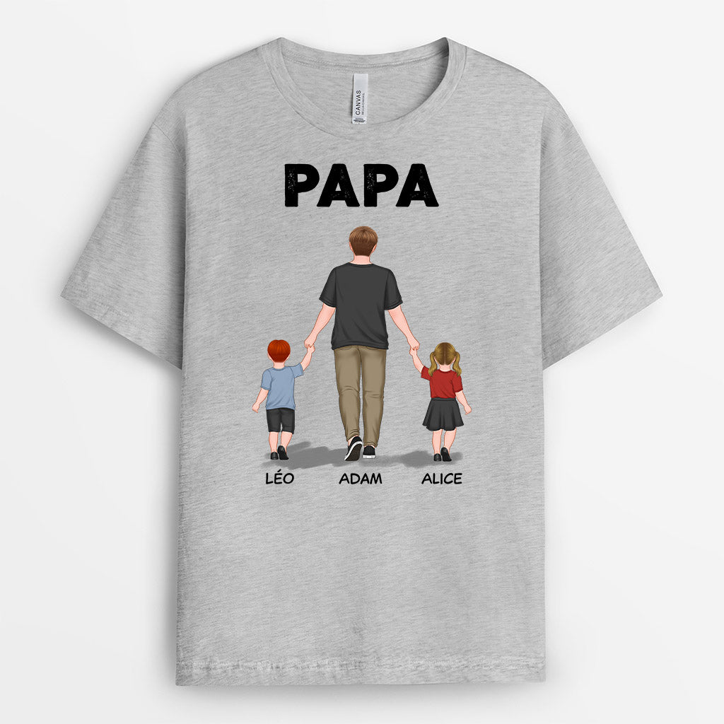 Papa Papy - Cadeau Personnalisé | T-shirt pour Papa Papy