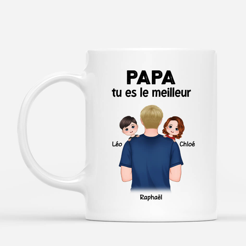 Tu Es Le Meilleur Papa - Cadeau Personnalisé | Mug pour Papa Papy