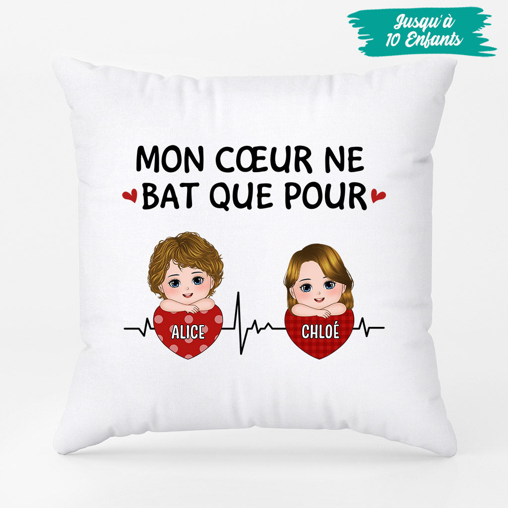 Manches Longues T-shirt Mon Cœur Ne Bat Pour Personnalisé - Cadeau Plus  Fête Des Mères, image size:1024x1024