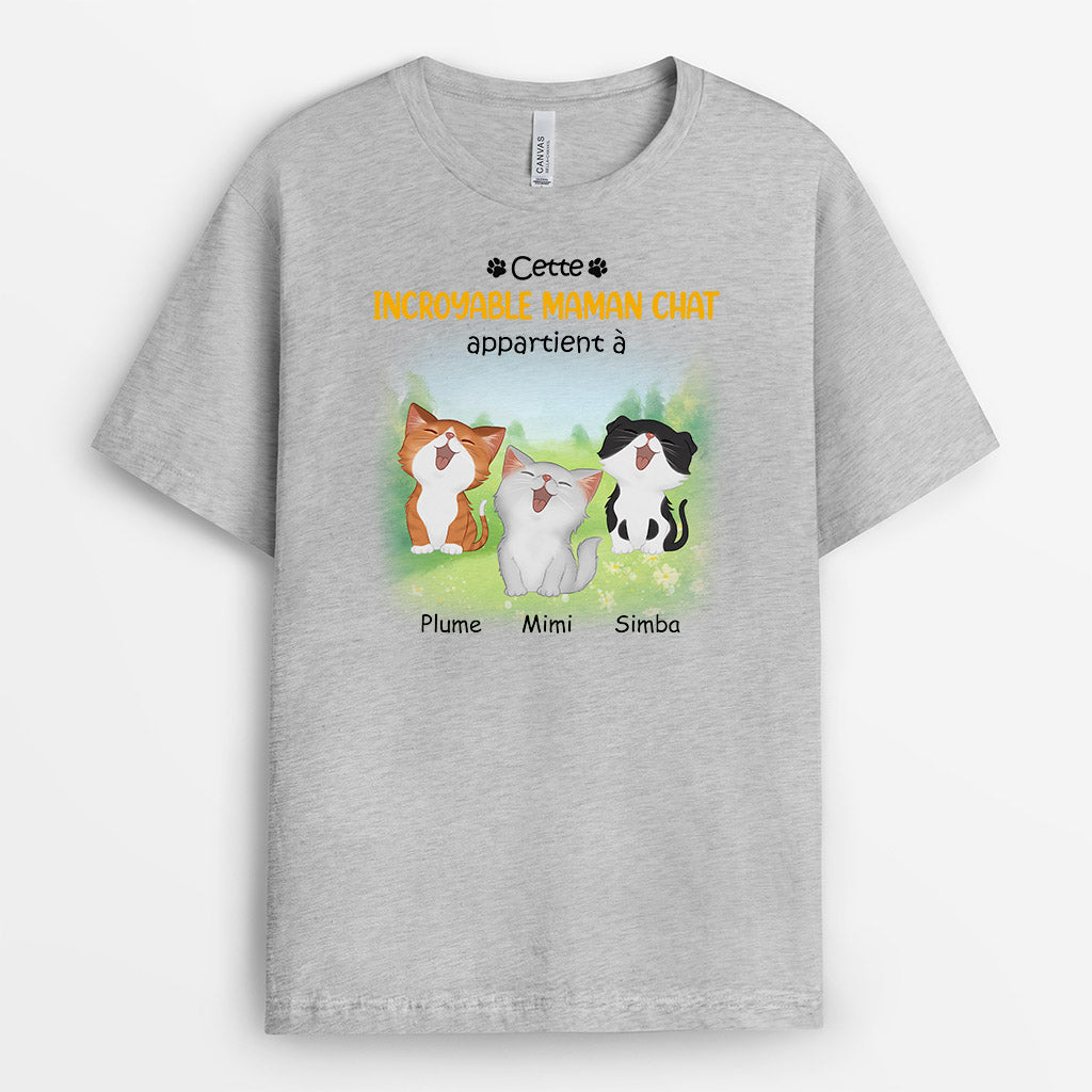 0932AFR2 Cadeau Personnalise T shirt Incroyable Chat Amoureux des Chats_c7bec6fa ffc6 4dec 98f6 79e1f457c88c