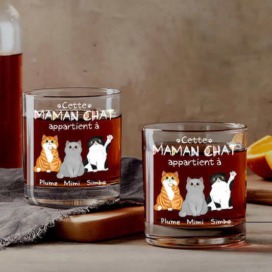 0938IFR2 verre a whisky personnalise ce papa chat appartient a 0938i8t8d