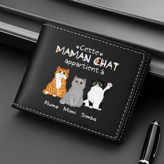 0938JFR2 portefeuille en cuir personnalise ce papa chat appartient a 0938j8t8d