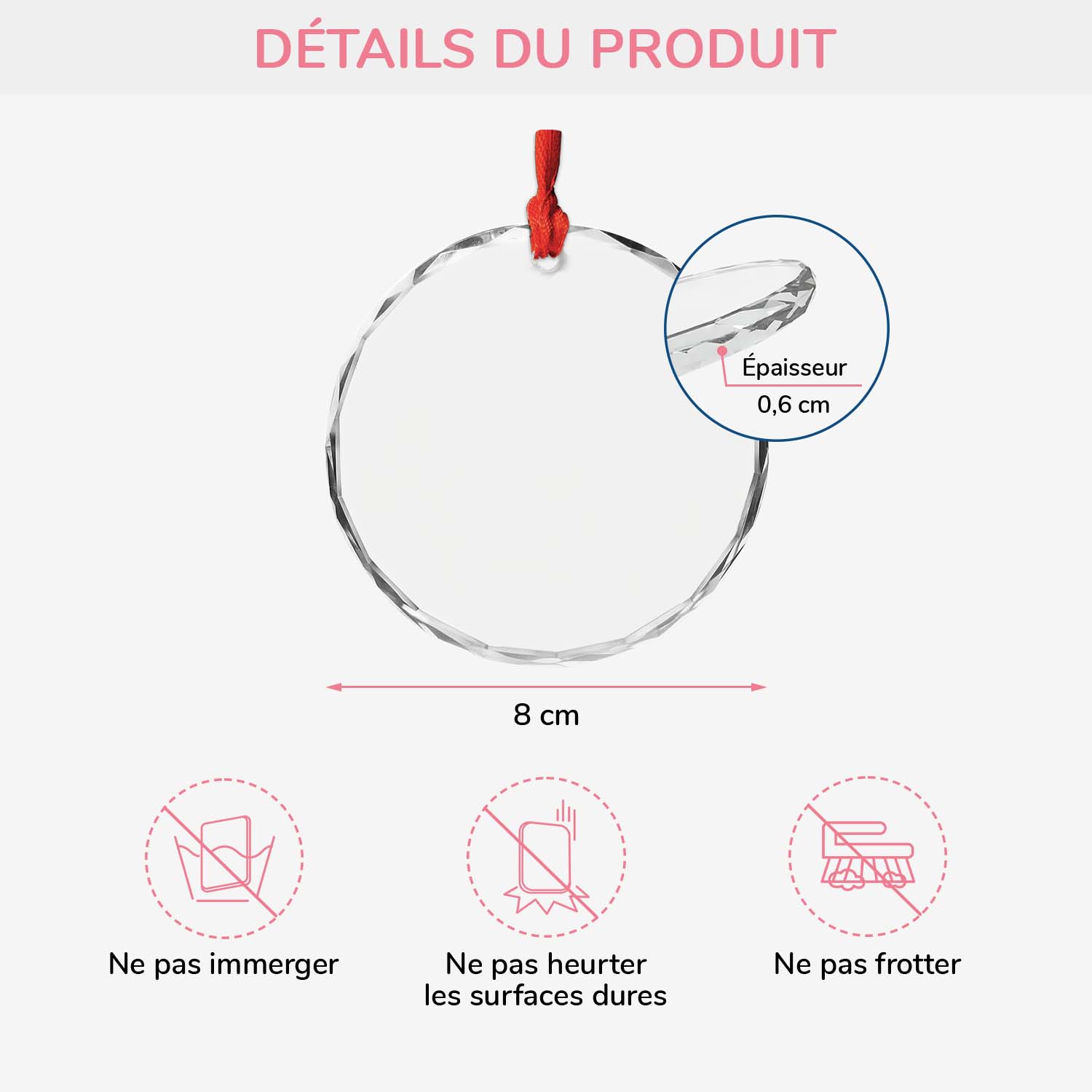 0938OFR3 ornement en verre personnalise ce papa chat appartient a 0938o8t8d