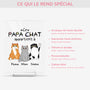 0938RFR5 plaque en acrylique personnalisee ce papa chat appartient a 0938r8t8d