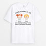 0950AFR1 Cadeau Personnalise T shirt Retour Remboursement Maman Mamie Papa Papi